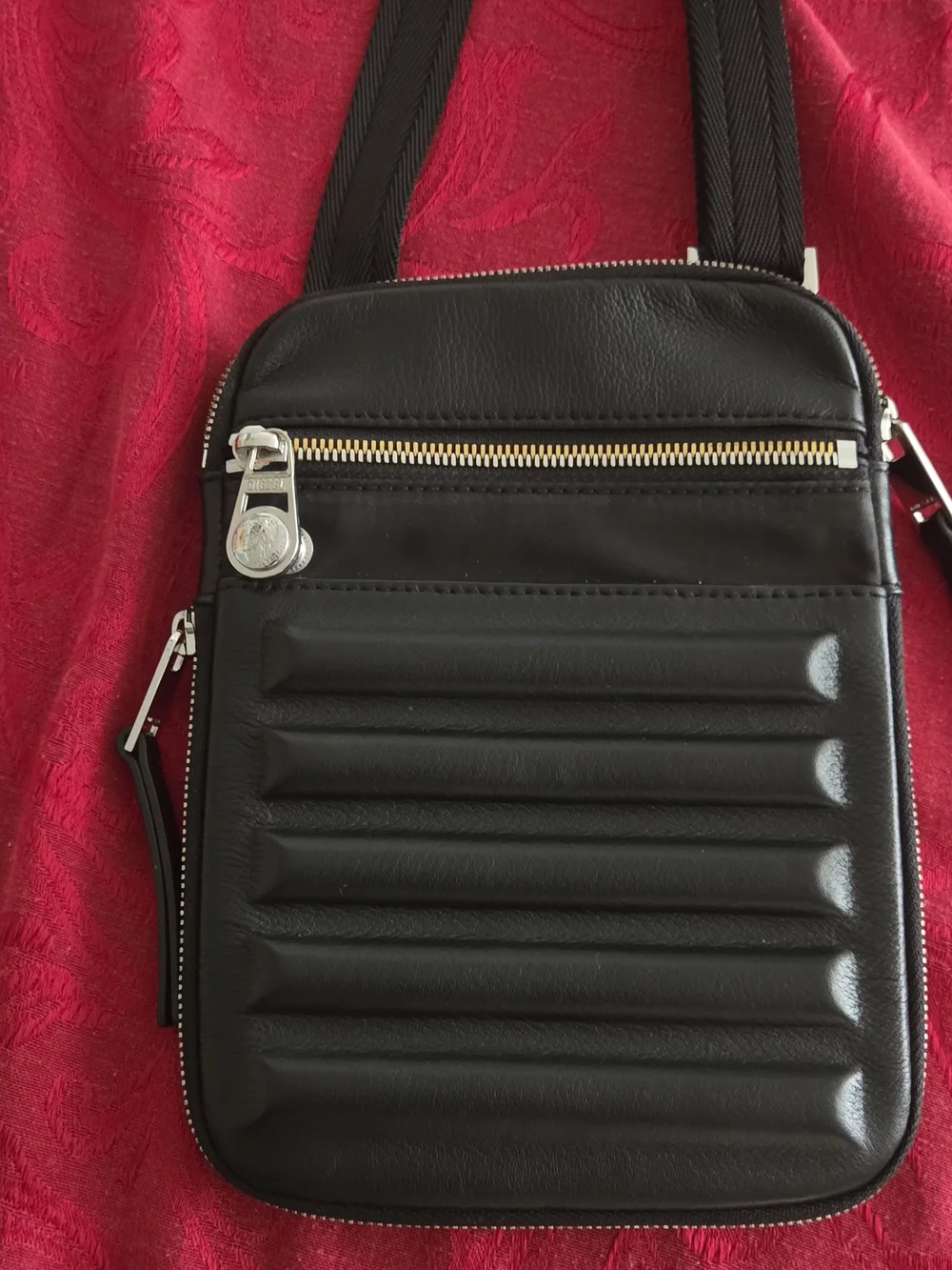Diesel Black Rumie Crossbody Bag